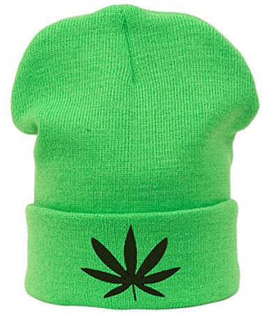 Beanie Mütze hat 420 Herren Damen Ganja Weed Fashion Ski Snowboard Bad Hair Day Swag Diamond HAT Hats Morefazltd (TM)