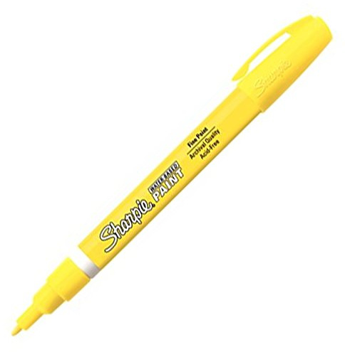 Sharpie DYMO Water-Based Paint Marker Fine Point Yellow