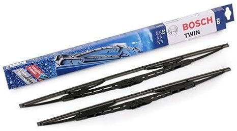 BOSCH Scheibenwischer Set Wischerblätter Set Frontscheibenwischer Vorne Wischblattausführung: Standard Länge 1: 530mm Länge 2: 475mm 3 397 118 405