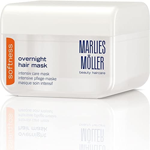Marlies Möller Softness Overnight Hair Mask - Intensive Pflegemaske mit Glycerin, Lanolin und Gewürznelken-Öl für trockens Haar - Haarkur mit Langzeiteffekt - Haarmaske - Made in Germany - 125 ml