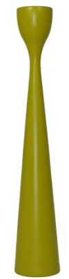 Freemover Rolf M Kerzenständer, Buchenholz, Grün, 33cm
