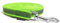 Mystique® Gummierte Schleppleine 20mm neon grün 5m mit HS