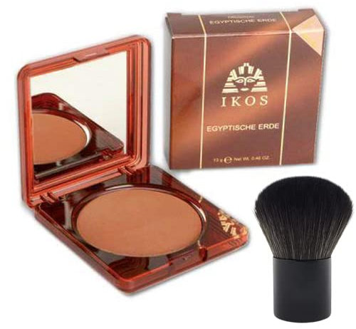 Ikos Original Egyptische Erde 13g Mediterran + Kabuki Pinsel