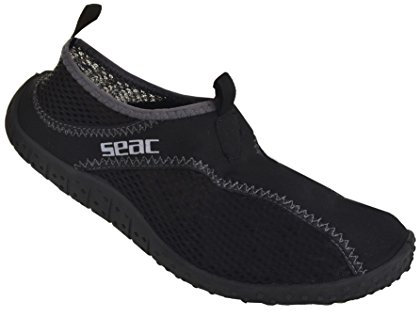 Seac Erwachsene Rainbow Wassersportschuhe Aquaschuhe Surfschuhe Strandschuhe Neoprenschuhe Für Damen Und Herren Schwarz 43