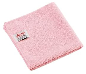 VILEDA 145842 - Pack de 5 bayetas Microtuff Base Rojo