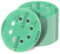 50 Stück 125 mm Exzenter Schleifscheiben P2000 Körnung, 8 Loch, green Film, Haft Klett Schleifpapier