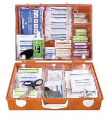 Söhngen Erste Hilfe Koffer MT-CD Werkstatt (mit Füllung, mit Wandhalterung, Koffer aus ABS Kunststoff) 0360111