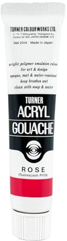 20ml Turner Acrylic Gouache Rose 23