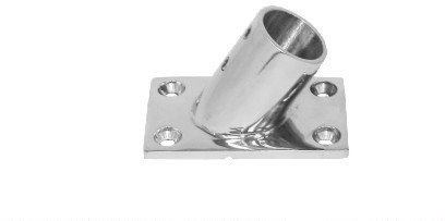 ARBO-INOX Relingsfuß Relingbeschlag 25mm Neigung 60 Grad Edelstahl A4