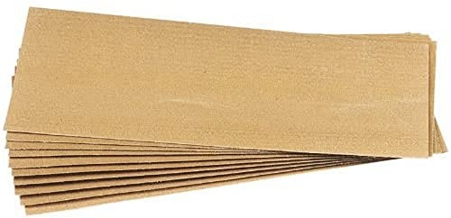 Draper 74881 Glass Paper Sheet Assortment, Brown, 280 x 115 mm, Set of 10 Pieces