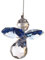 Swarovski Schutzengel-Anhänger aus Kristall, Geburtsstein, Sonnenfänger, Swarovski-Kristall, SEPTEMBER - SAPPHIRE