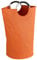 WENKO Wäschesammler Jumbo Orange - Wäschekorb, Multifunktionstasche Fassungsvermögen: 69 l, Polyester, 38 x 72 x 38 cm, Orange