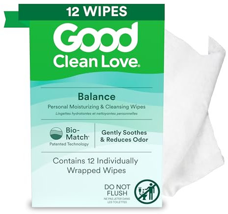Good Clean Love Rebalance Cleansing Wipes 12 Count