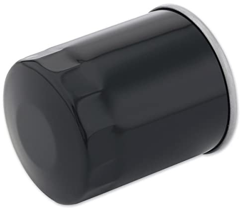 HARLEY-DAVIDSON Filtro olio (nero 63805-80A o Chrome 63796-77A) per accessori per moto Sportster & Softail, nero