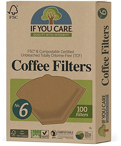 If You Care - Iyc Coffee 100 Filters, #6 (Pack of 2) by If You Care