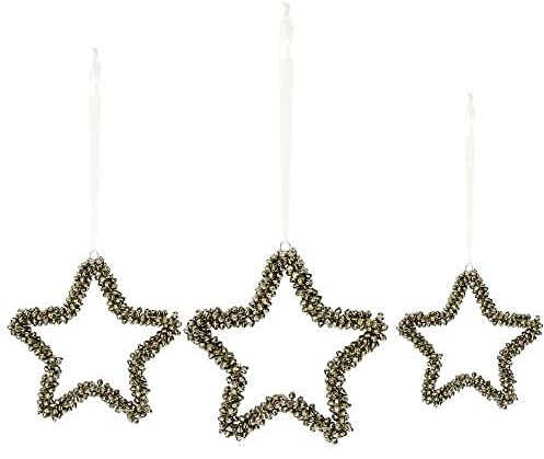 small foot 2357 Weihnachtsdeko Sternenhänger Glöckchen, 3er Set