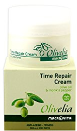 OLIVELIA TIME REPAIR CREAM OLIVE OIL & MONK’S PEPPER ANTI-AGEING | FIRMING 50 ML.
