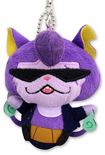Bandai Peluche Porte-clés Yokai Watch Youkai Warunyan Importation du Japon