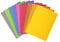 Exacompta - Réf. 210500E - Paquet de 50 chemises rigides ROCK''S 210 g/m2 aux couleurs vives - chemises certifiées PEFC™ - dimensions 24 x 32 cm pour format A4 - 10 couleurs assorties