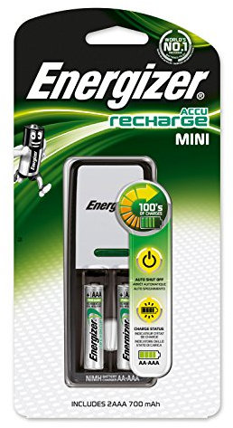 Energizer 27621 Akku-Ladegerät (Mini Charger inkl. 2xAAA 700mAh Akkus)