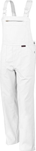 Qualitex Arbeits-Latzhose BW 270 - Größe: 54 - weiß