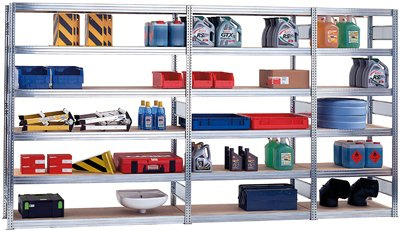 Panel Shelf with chipboard, for groáfach Plug, Load 350 kg, WXD 1695x600 mm