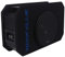 Rockville RMW8P 8 800w Shallow Car Subwoofer+Tunnel Slot Ported Sub Enclosure, Black