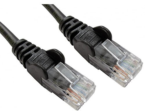 10m Black Cat5e Ethernet RJ45 High Speed Network Internet Cable 10 Metre UTP Lead Cat 5e