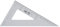 M+R 762250020 Winkel 60 Grad, 29 cm rauchtransparent Skala 22 cm