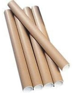 Ambassador Mailing Tubes Cardboard A4-A3 L330xDia.50mm Ref PT-050-15-0330 [Pack of 25], Brown