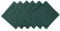 DII Solides Servietten-Set Kollektion:, Baumwolle, dunkelgrün, 20 x 20 (Set of 6), 6