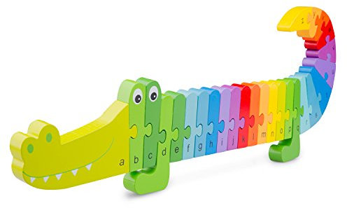 New Classic Toys - Alphabet Puzzle - Krokodil