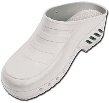 Gima 26322 Zoccoli Professionali, Senza Fori, 47-48, Bianchi, 1 Paio