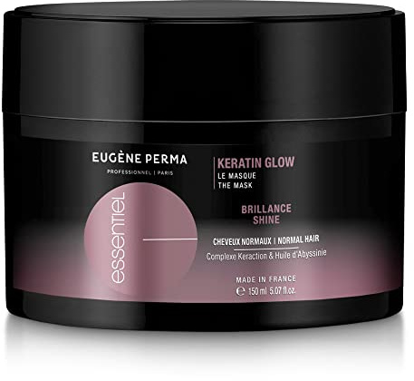 ESSENTIEL Keratin Glow Masque Brillance pour Tous Types de Cheveux, Banane, 150 ml