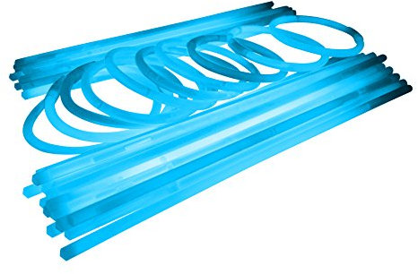 Glowtopia Knicklicht-Armbänder + Steckverbinder, 20,3 cm