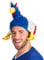 Boland 62021 - Hut Huhn Tricolore, Einheitsgröße, Blau/Weiß/Rot, Frankreich, Karnevalszubehör, Themenparty, Mottoparty