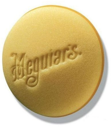 Meguiars Schwamm aus weichem Schaumstoff für die Autoreinigung, zum Auftragen von Wachs / Politur / Reifen-Glanz, Leder-Applikator
