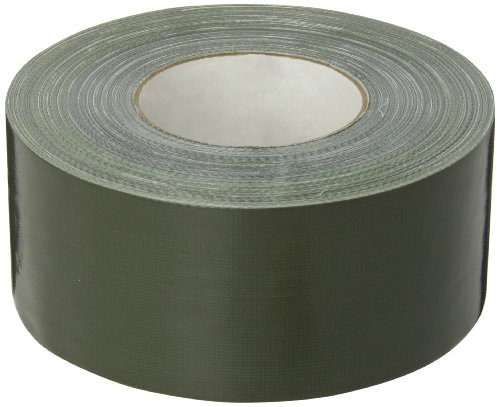 Nashua - 1086157 357 Polyethylenbeschichtetes Gewebeband, 55 m Länge x 72 mm Breite, olivgrün