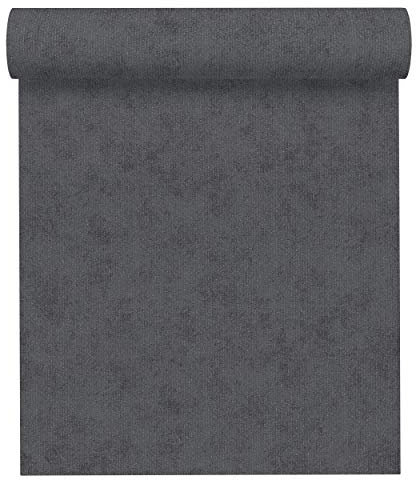 A.S. Création Vliestapete mit Glitter Memory 3 Tapete Uni 10,05 m x 0,53 m grau metallic Made in Germany 125811 1258-11