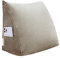 VERCART Rückenkissen Keilkissen Kopfende Großes Bettkissen Bequemes Lesekissen und Rückenteil im Bett 2 in 1 Rückenlehne und Kopfkissen Langes XXL Kissen Sofa Couch Samt 45cm Leichte Bräune