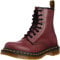 Dr. Martens 1460z 8 Eye Boot Black, Stivaletti Unisex – Adulto, Rosso (Cherry Red), 36 EU