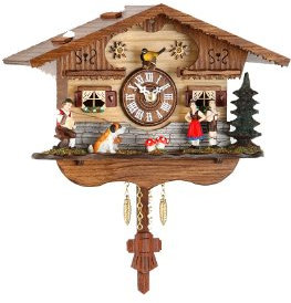 Trenkle Kuckulino Schwarzwalduhr mit Quarzwerk und Kuckuckruf TU 2044 PQ