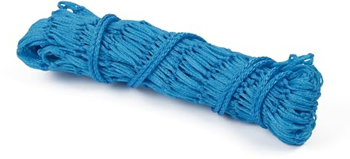 Shires Premium Haynet Slow Feeder - Heavy-Duty Poly Cord with 2-Inch Holes for Hay & Haylage Baby Blue / 50 / Single