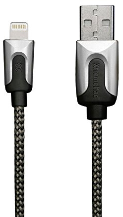 XtremeMac XCL-HQC-83 Lightning Kabel für Apple iPhone 5/5S/6/6 Plus (1 m) Silber