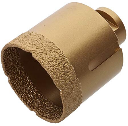 PRODIAMANT Profi Fliesenbohrer Fliese 60 mm x M14 Diamantbohrer Winkelschleifer für trockenbohren in Feinsteinzeug, Wandfliesen und Naturstein