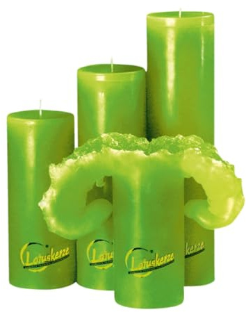Candela Lotuskerze Trend gelbgrün 28 cm