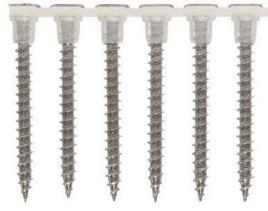 Magazinierte Spanplattenschraube mit Vollgewinde, PZ2, 4,0 x 25 mm - 1.000 Stück