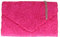 Girly Handbags Femme Cadre métallique Enveloppe Pochette Fuchsia