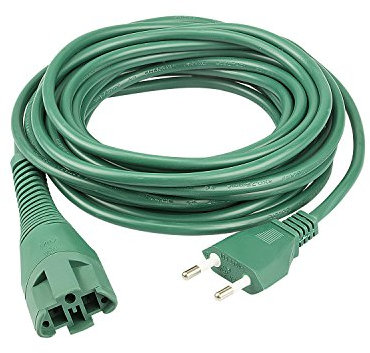 DL SERVICE c130b Cavo Elettrico di Alimentazione da 10 Metri Adattabile per Folletto VK 130/131, Rame