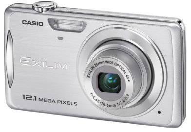 Casio EXILIM EX-Z280 SR Digitalkamera (12,1 Megapixel, 4-Fach Opt. Zoom, 6,9 cm (2,7 Zoll) Display) Silber
